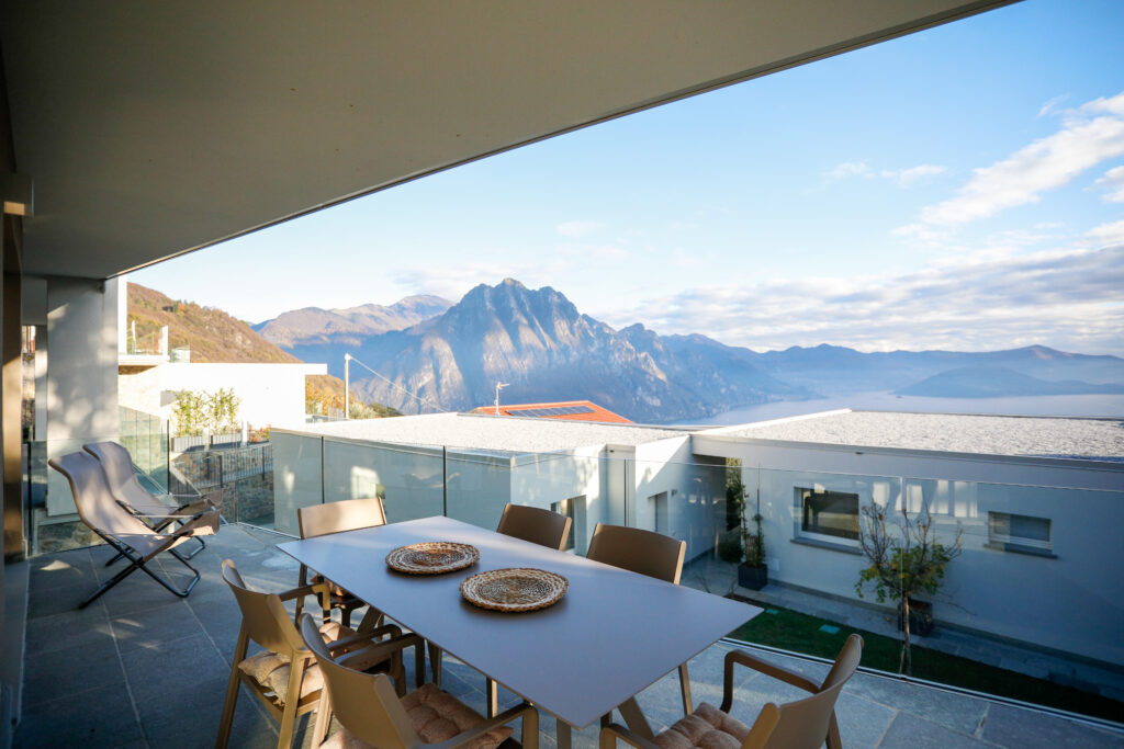 Majestic Iseo Lake and mountain views from Seliera's spacious terrace